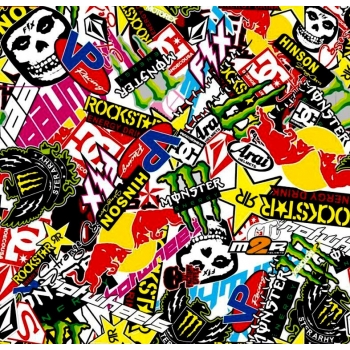 folia stickerbomb